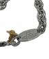 中古・古着 Vivienne Westwood (ヴィヴィアンウエストウッド) シャークトゥースネックレス シルバー×ゴールド：38000円