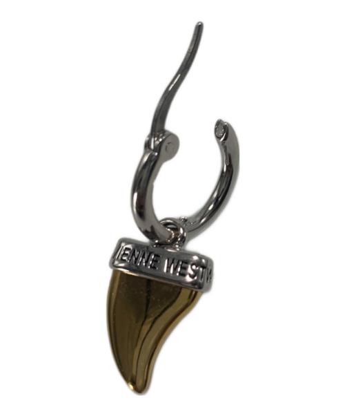 Vivienne Westwood（ヴィヴィアンウエストウッド）Vivienne Westwood (ヴィヴィアンウエストウッド) シャークトゥースシングルピアス シルバー×ゴールドの古着・服飾アイテム