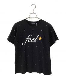I FEEL LUCKY（アイ フィール ラッキー）の古着「半袖カットソー」｜ブラック