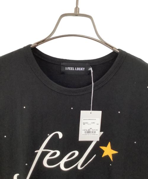 I FEEL LUCKY（アイ フィール ラッキー）I FEEL LUCKY (アイ フィール ラッキー) 半袖カットソー ブラック サイズ:SIZE Lの古着・服飾アイテム