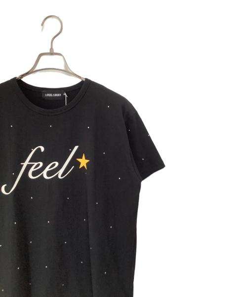 I FEEL LUCKY（アイ フィール ラッキー）I FEEL LUCKY (アイ フィール ラッキー) 半袖カットソー ブラック サイズ:SIZE Lの古着・服飾アイテム
