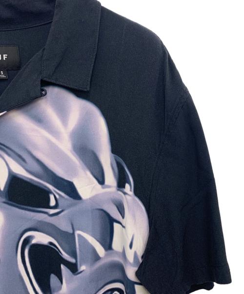 HUF（ハフ）HUF (ハフ) 半袖シャツ　BIG DAWG RESORT SHIRT ブラック サイズ:SIZE Sの古着・服飾アイテム