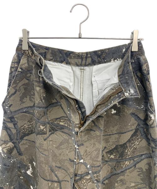 WETTEMPT（ウィテンプト）WETTEMPT (ウィテンプト) ツリー柄パンツ ブラウン サイズ:SIZE Sの古着・服飾アイテム