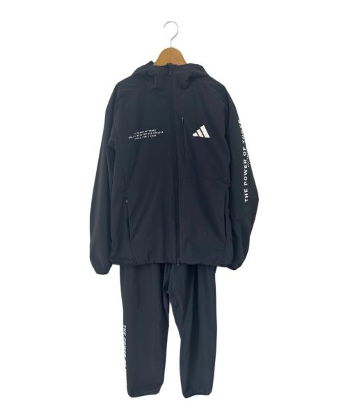 adidas（アディダス）adidas (アディダス) ウインドジャケット ブラック サイズ:Lの古着・服飾アイテム