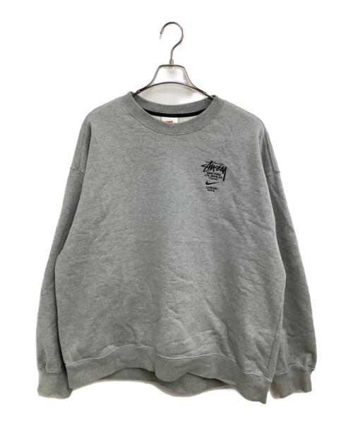 stussy（ステューシー）stussy (ステューシー) NIKE (ナイキ) スウェット グレー サイズ:SIZE  Lの古着・服飾アイテム