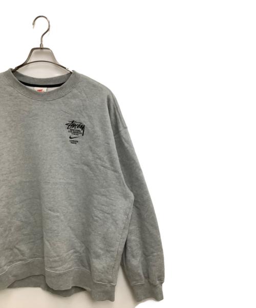 stussy（ステューシー）stussy (ステューシー) NIKE (ナイキ) スウェット グレー サイズ:SIZE  Lの古着・服飾アイテム