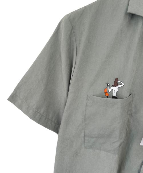 kuraku（カラク）kuraku (カラク) 半袖シャツ セラドン サイズ:XL 未使用品の古着・服飾アイテム