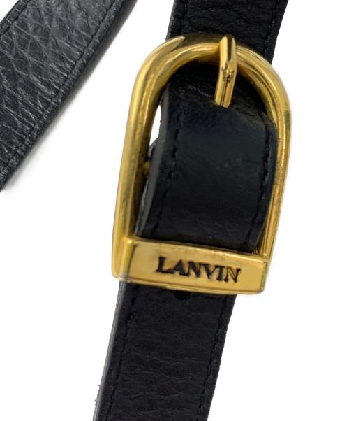 LANVIN（ランバン）LANVIN (ランバン) ショルダーバッグ ブラック×レッドの古着・服飾アイテム
