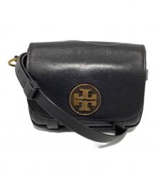 TORY BURCH（トリーバーチ）の古着「レザーショルダーバッグ」｜ブラック