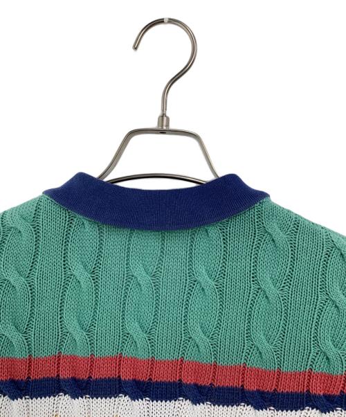 POLO RALPH LAUREN（ポロ・ラルフローレン）POLO RALPH LAUREN (ポロ・ラルフローレン) ニットポロシャツ マルチカラー サイズ:SIZE Mの古着・服飾アイテム