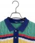 中古・古着 POLO RALPH LAUREN (ポロ・ラルフローレン) ニットポロシャツ マルチカラー サイズ:SIZE M：7000円