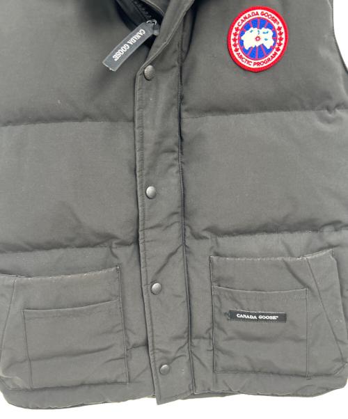 CANADA GOOSE（カナダグース）CANADA GOOSE (カナダグース) ダウンベスト ブラック サイズ:Mの古着・服飾アイテム