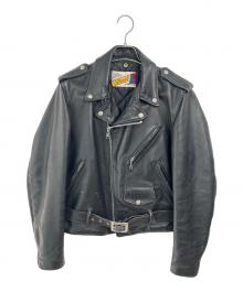 Schott（ショット）の古着「ダブルライダースジャケット」｜ブラック