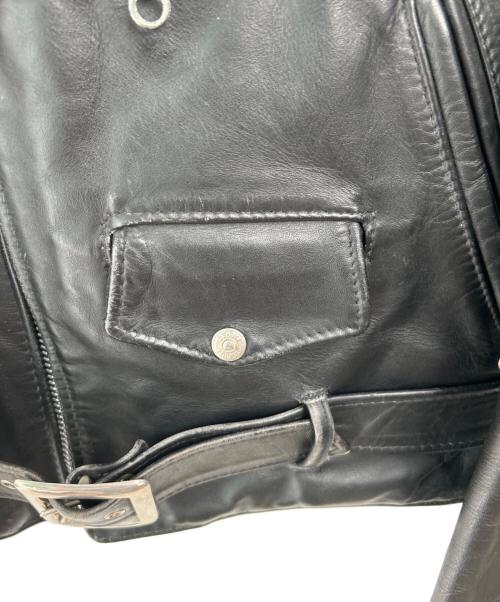 Schott（ショット）Schott (ショット) ダブルライダースジャケット ブラック サイズ:38の古着・服飾アイテム