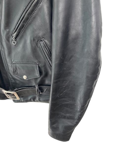 Schott（ショット）Schott (ショット) ダブルライダースジャケット ブラック サイズ:38の古着・服飾アイテム