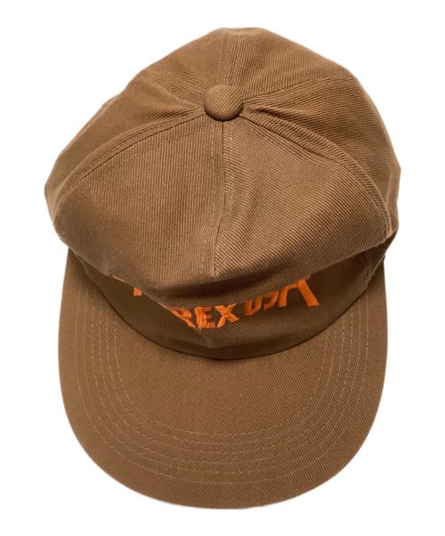 AVIREX（アヴィレックス）AVIREX (アヴィレックス) キャップ ブラウン×オレンジ サイズ:FREEの古着・服飾アイテム