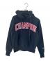 Champion（チャンピオン）の古着「パーカー」｜ネイビー×レッド