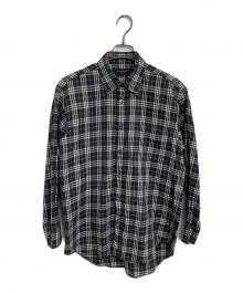 BURBERRY GOLF（バーバリーゴルフ）の古着「長袖シャツ」｜グレー×ホワイト