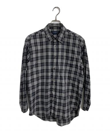 中古・古着通販】BURBERRY GOLF (バーバリーゴルフ) 長袖シャツ グレー