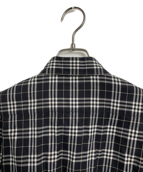 BURBERRY GOLF（バーバリーゴルフ）BURBERRY GOLF (バーバリーゴルフ) 長袖シャツ グレー×ホワイト サイズ:SIZE Mの古着・服飾アイテム