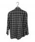 BURBERRY GOLF (バーバリーゴルフ) 長袖シャツ グレー×ホワイト サイズ:SIZE M：5000円