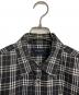 中古・古着 BURBERRY GOLF (バーバリーゴルフ) 長袖シャツ グレー×ホワイト サイズ:SIZE M：5000円