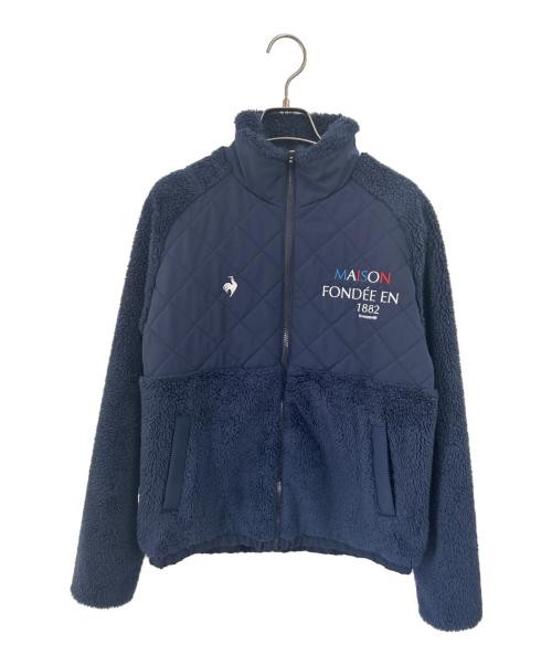 le coq sportif（ルコックスポルティフ）le coq sportif (ルコックスポルティフ) ボアジャケット ネイビー サイズ:Lの古着・服飾アイテム