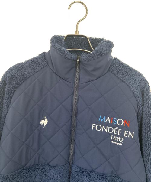 le coq sportif（ルコックスポルティフ）le coq sportif (ルコックスポルティフ) ボアジャケット ネイビー サイズ:Lの古着・服飾アイテム