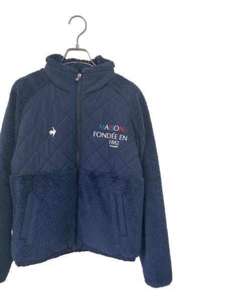 le coq sportif（ルコックスポルティフ）le coq sportif (ルコックスポルティフ) ボアジャケット ネイビー サイズ:Lの古着・服飾アイテム