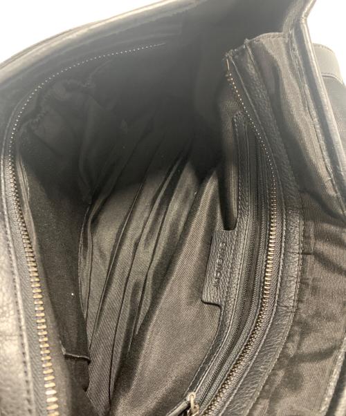 GIVENCHY（ジバンシィ）GIVENCHY (ジバンシィ) レザーショルダーバッグ ブラックの古着・服飾アイテム