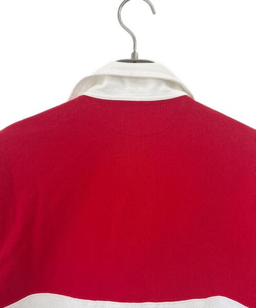 POLO RALPH LAUREN（ポロ・ラルフローレン）POLO RALPH LAUREN (ポロ・ラルフローレン) ポロシャツ レッド×ブルー サイズ:Mの古着・服飾アイテム