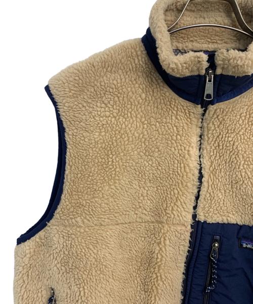 Patagonia（パタゴニア）Patagonia (パタゴニア) ボアベスト ベージュ×ネイビー サイズ:SIZE Lの古着・服飾アイテム