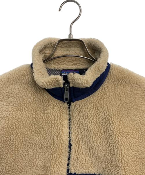 Patagonia（パタゴニア）Patagonia (パタゴニア) ボアベスト ベージュ×ネイビー サイズ:SIZE Lの古着・服飾アイテム