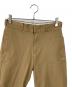 中古・古着 Dickies (ディッキーズ) RHC Ron Herman (アールエイチシー ロンハーマン) Ron Herman別注ワークパンツ ベージュ サイズ:SIZE 30：6000円