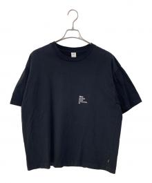 OVY（オヴィー）の古着「Embroidery Cotton Wide T-shirt」｜ブラック