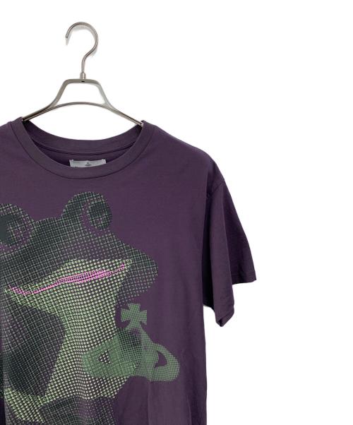 Vivienne Westwood（ヴィヴィアンウエストウッド）Vivienne Westwood (ヴィヴィアンウエストウッド) フロッグプリント 半袖カットソー  パープル サイズ:SIZE XLの古着・服飾アイテム