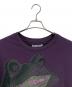 中古・古着 Vivienne Westwood (ヴィヴィアンウエストウッド) フロッグプリント 半袖カットソー  パープル サイズ:SIZE XL：18000円