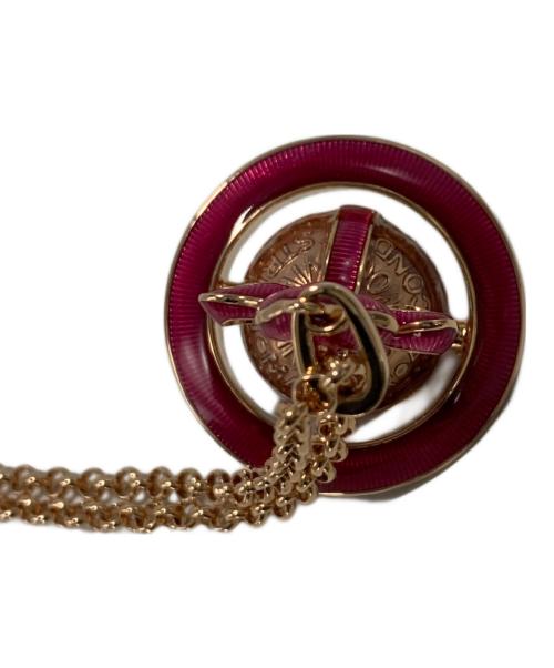 Vivienne Westwood（ヴィヴィアンウエストウッド）Vivienne Westwood (ヴィヴィアンウエストウッド) ネックレス ピンク×ゴールドの古着・服飾アイテム