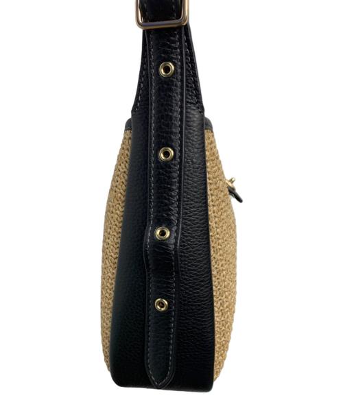 COACH（コーチ）COACH (コーチ) ハドリー ミニ クロスボディバッグ ブラック×ベージュの古着・服飾アイテム