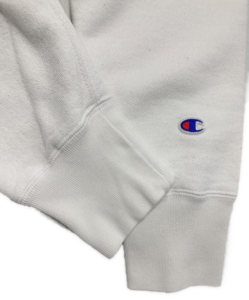 Champion REVERSE WEAVE（チャンピオン リバース ウィーブ）Champion REVERSE WEAVE (チャンピオン リバース ウィーブ) プルオーバーパーカー ホワイト サイズ:XLの古着・服飾アイテム