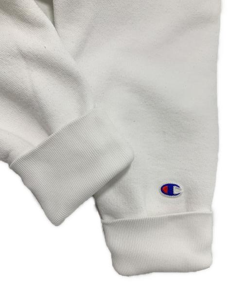 Champion REVERSE WEAVE（チャンピオン リバース ウィーブ）Champion REVERSE WEAVE (チャンピオン リバース ウィーブ) プルオーバーパーカー ホワイト サイズ:XLの古着・服飾アイテム