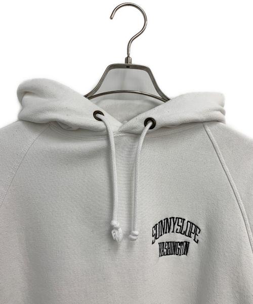 Champion REVERSE WEAVE（チャンピオン リバース ウィーブ）Champion REVERSE WEAVE (チャンピオン リバース ウィーブ) プルオーバーパーカー ホワイト サイズ:XLの古着・服飾アイテム