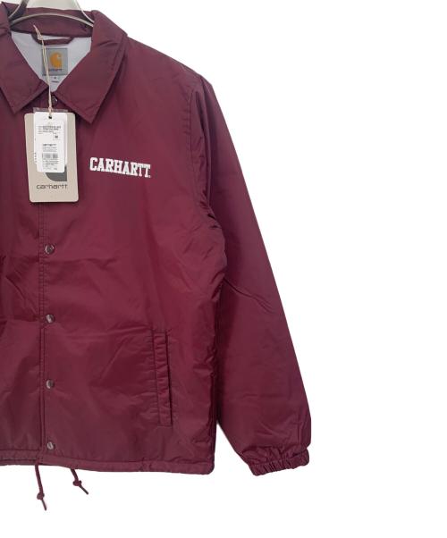 CarHartt（カーハート）CarHartt (カーハート) COLLEGE COACH JACKET ボルドー サイズ:SIZE M 未使用品の古着・服飾アイテム