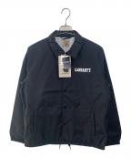 CarHarttカーハート）の古着「COLLEGE COACH JACKET」｜ブラック