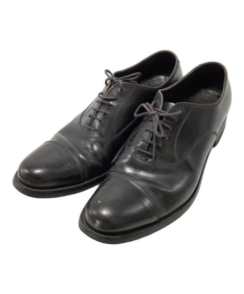 PRADA（プラダ）PRADA (プラダ) レザーシューズ ブラック サイズ:26cmの古着・服飾アイテム