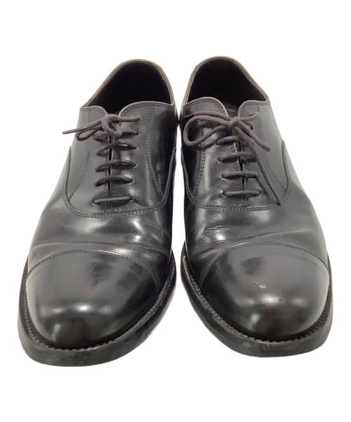 PRADA（プラダ）PRADA (プラダ) レザーシューズ ブラック サイズ:26cmの古着・服飾アイテム