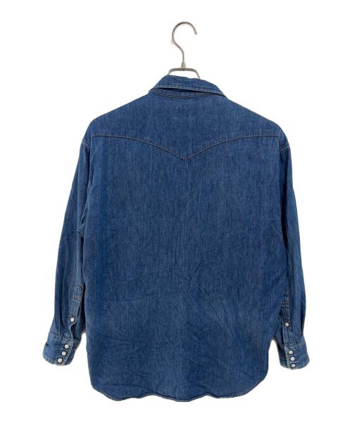 Wrangler（ラングラー）Wrangler (ラングラー) 長袖シャツ インディゴ サイズ:Mの古着・服飾アイテム