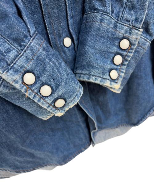 Wrangler（ラングラー）Wrangler (ラングラー) 長袖シャツ インディゴ サイズ:Mの古着・服飾アイテム