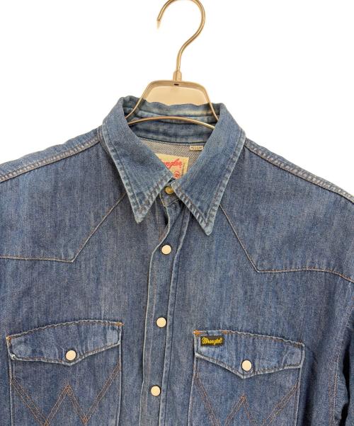 Wrangler（ラングラー）Wrangler (ラングラー) 長袖シャツ インディゴ サイズ:Mの古着・服飾アイテム