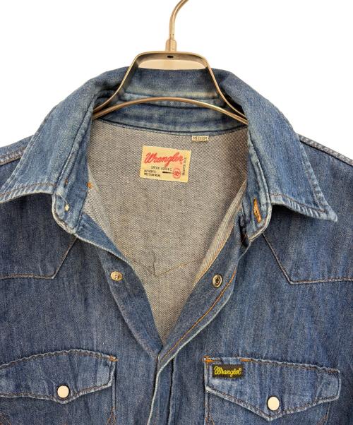 Wrangler（ラングラー）Wrangler (ラングラー) 長袖シャツ インディゴ サイズ:Mの古着・服飾アイテム